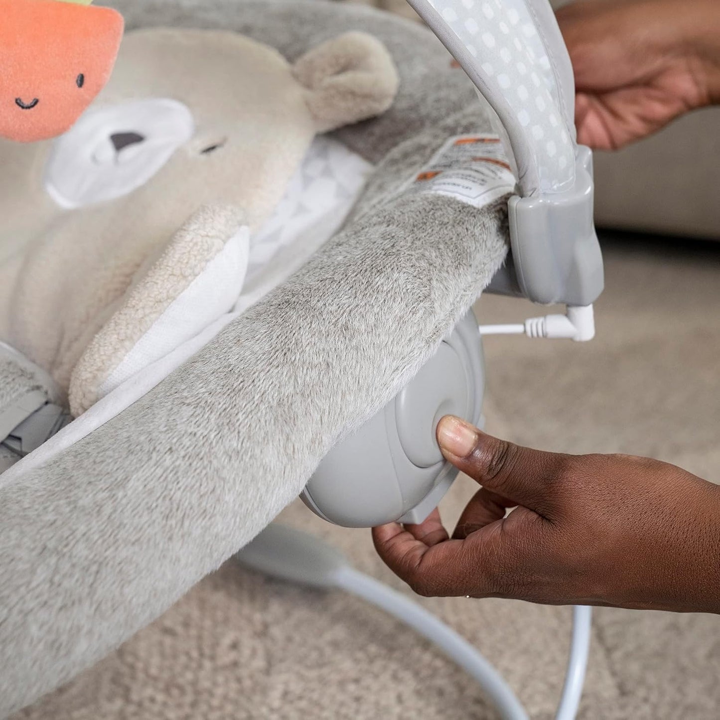 Ingenuity: InLighten Baby Bouncer Seat & Tummy Time Mat – Nate