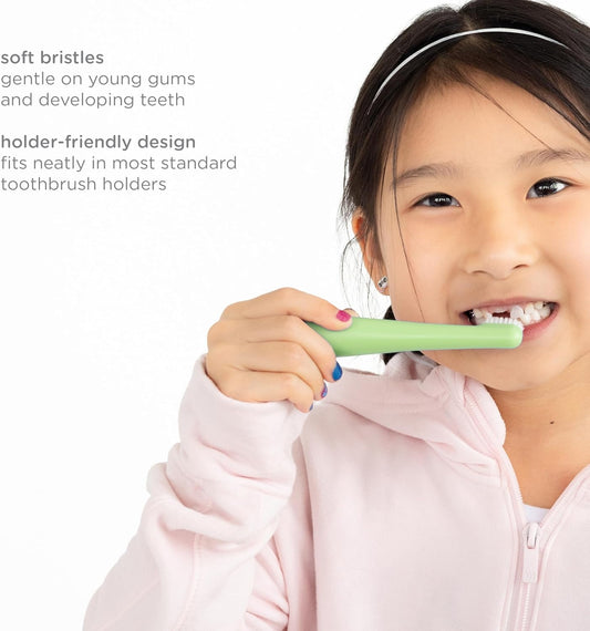 Ubbi: Grow with Me Toothbrush Training Set – Smoothie Purple & Zest Green