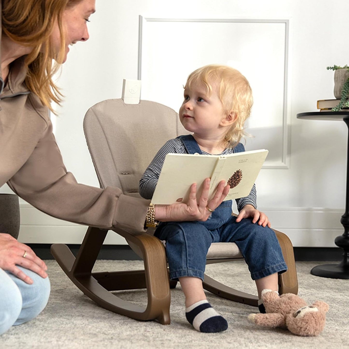 Evenflo: Lyra 2-in-1 Rocker for Babies & Toddlers – Coastal Coffee