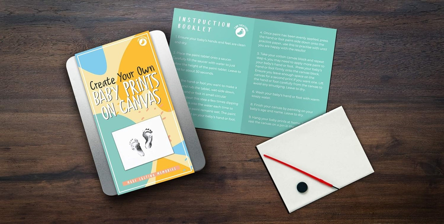 Gift Republic: Baby Prints On Canvas Kit