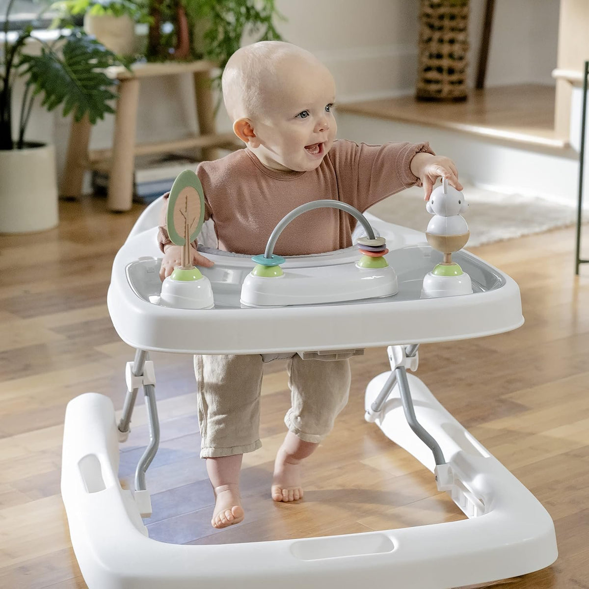 Ingenuity Step & Sprout 3-in-1 Baby Activity Walker – First Forest
