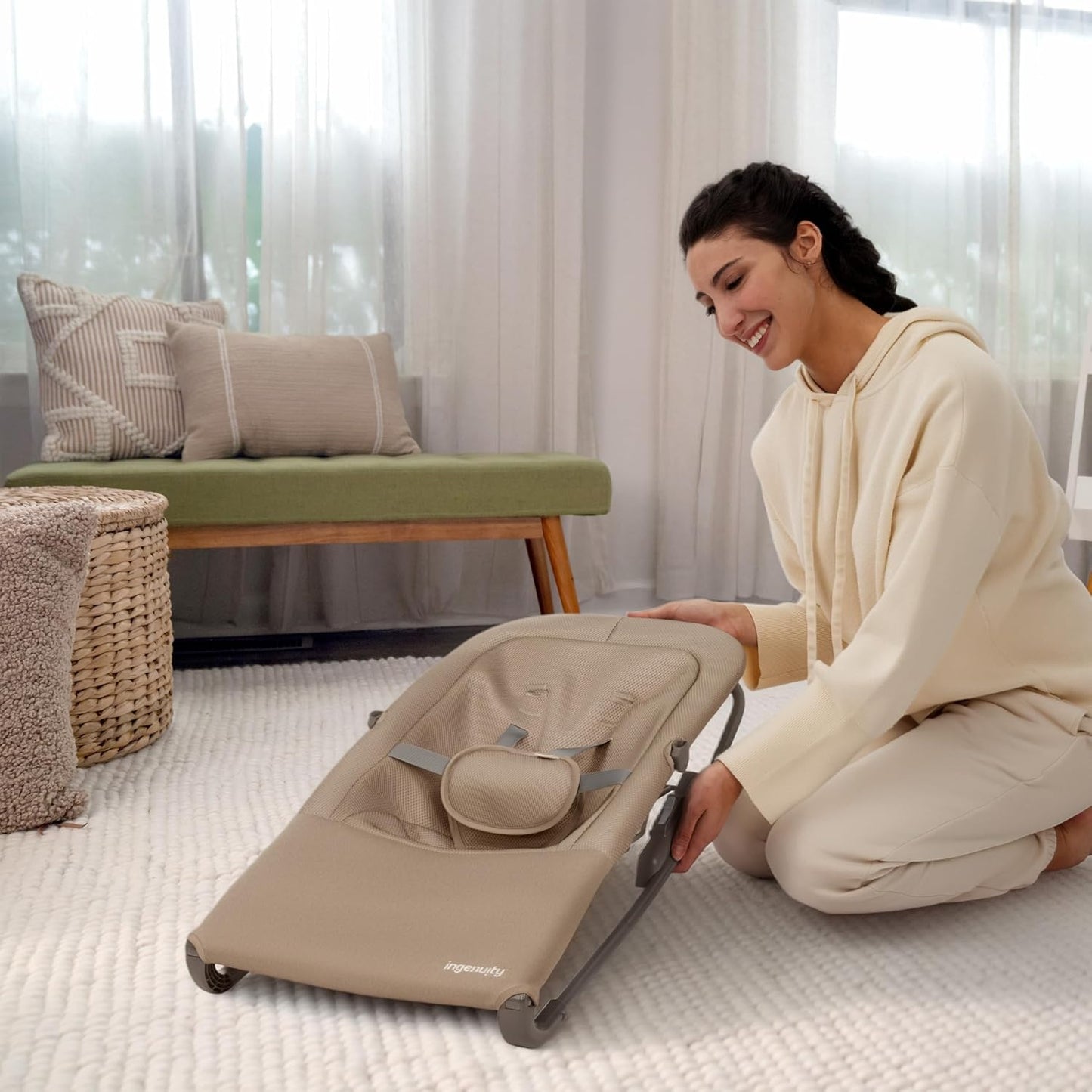 Ingenuity Nestle Vibrating Rocker & Infant Seat