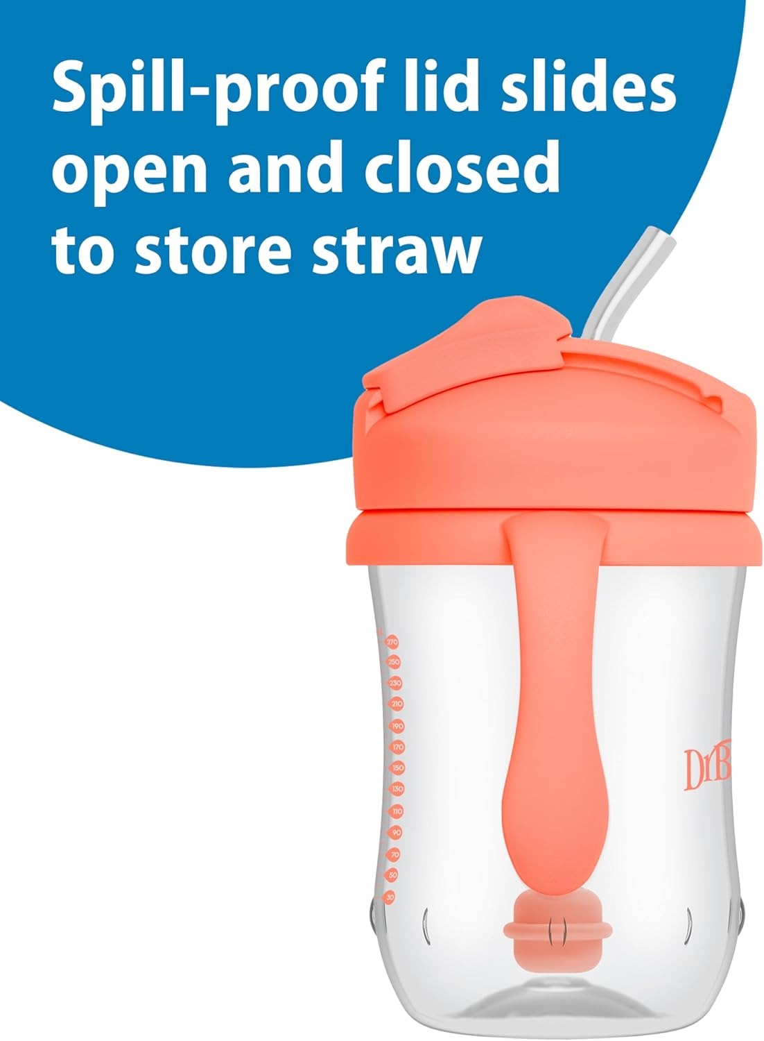 Dr. Brown’s Milestones Baby's First Straw Cup – Coral