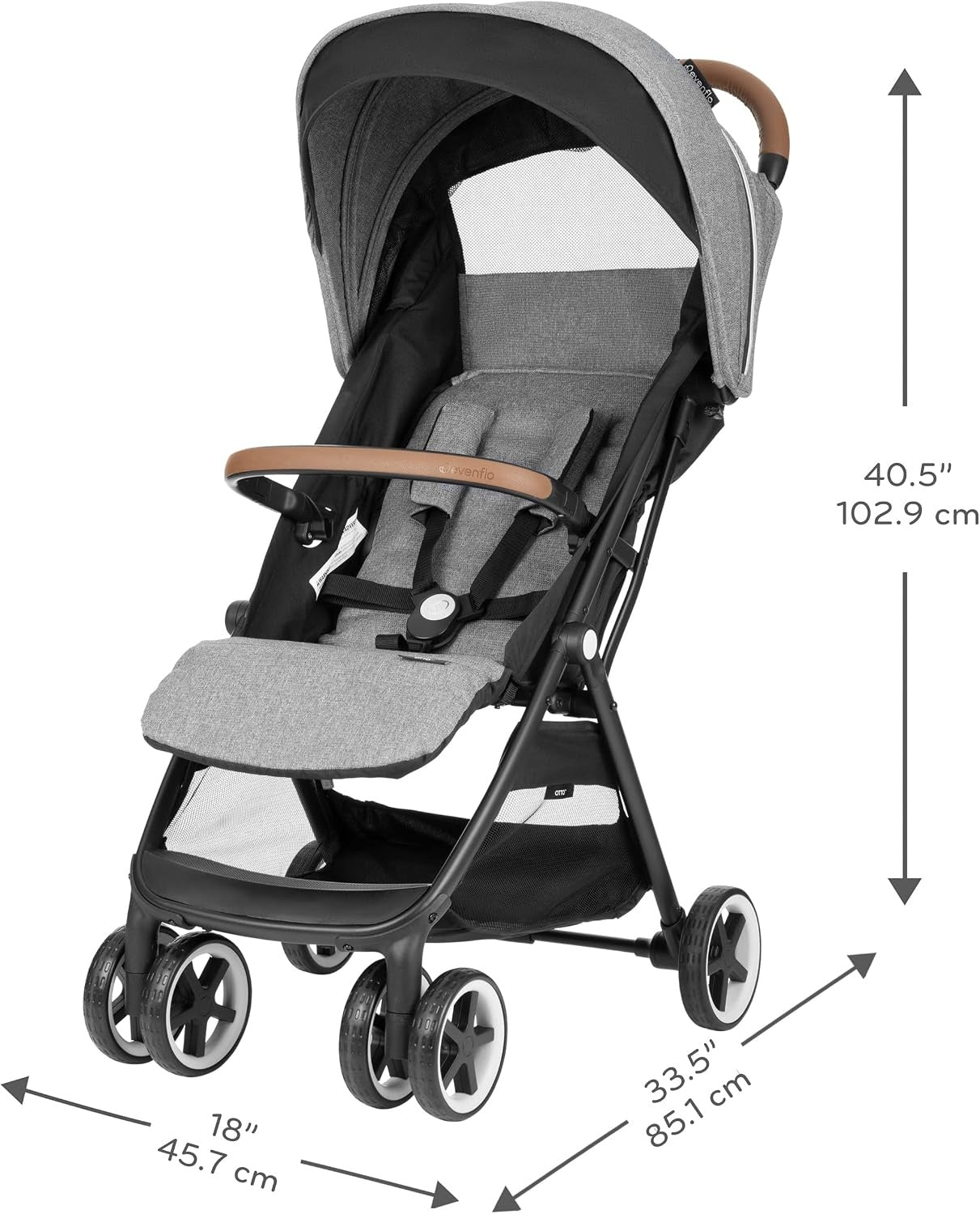 Evenflo: GOLD Otto Self-Folding Lightweight Travel Stroller