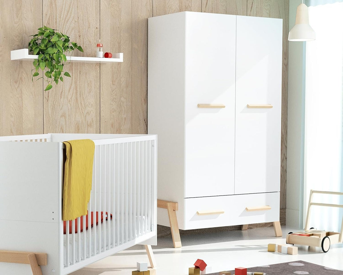 Jurababy: CANAILLE 2-Door Children's Wardrobe
