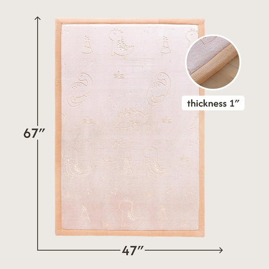 Hakuna Matte Premium Large Coral Velvet Play Mat