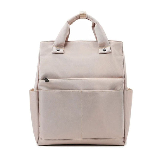 Minimalist Tote Diaper Backpack – Nude Blush