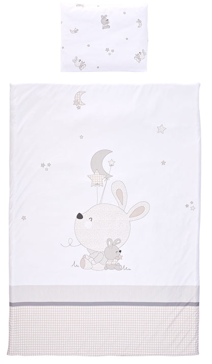 Cosy Little Rabbits grey 3-piece sleep set