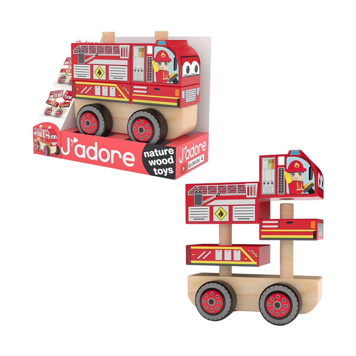 J'adore Stacking Fire Truck