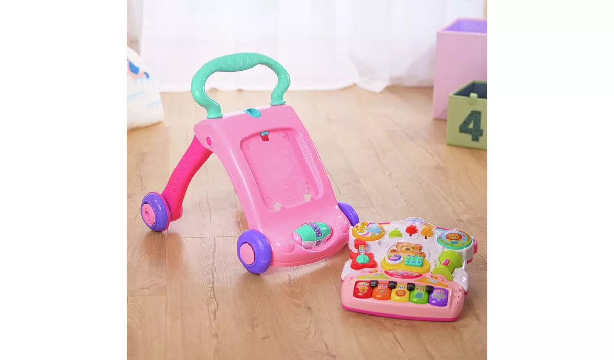 VTech First Steps Interactive Activity Baby Walker – Pink