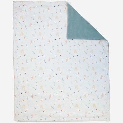 Baby blanket - 75x100cm - Sage green