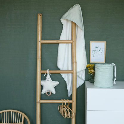 Baby hooded towel + washcloth