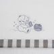 Coralina Crib Sheet Set Honey Bear White/Grey