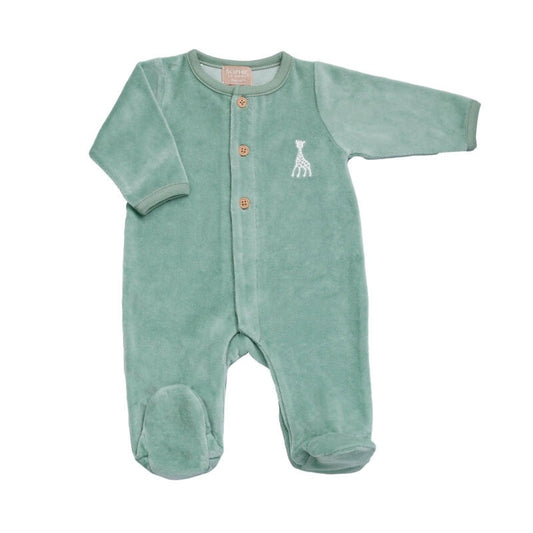 Trois Kilos Sept: Sophie la Girafe Sleepsuit Olive (3 Months)