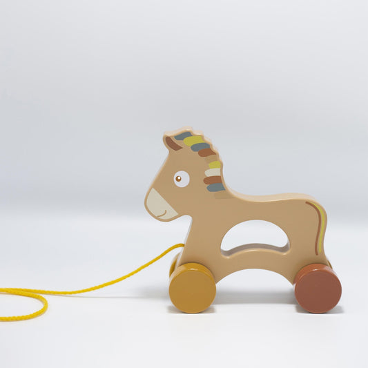 Wooden Horse Pull Along Toy