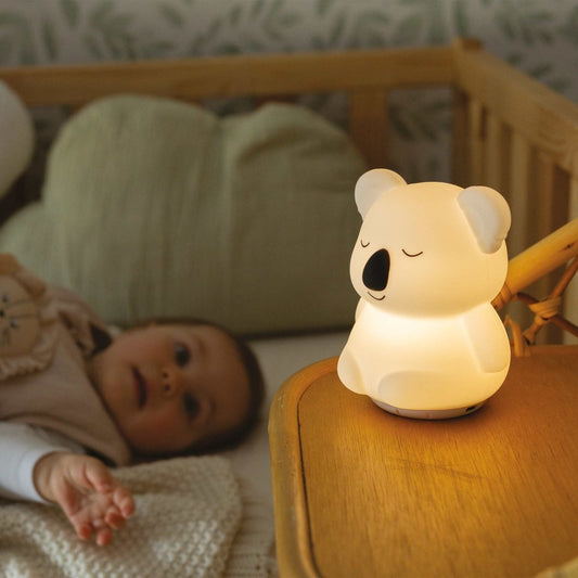 Silicone White Noise Night Light - Koala 13 cm