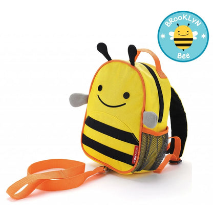 Zoo Mini Backpack with Safety Harness - Bee