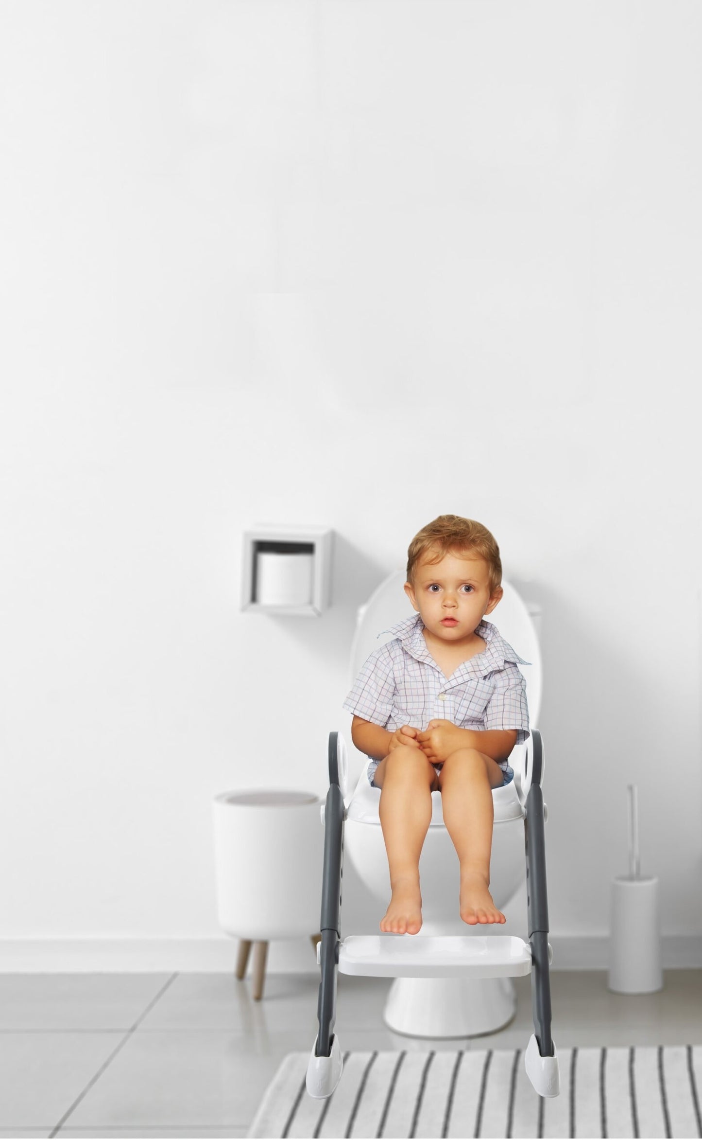 Babyjem: Step Stool Toilet Trainer – White