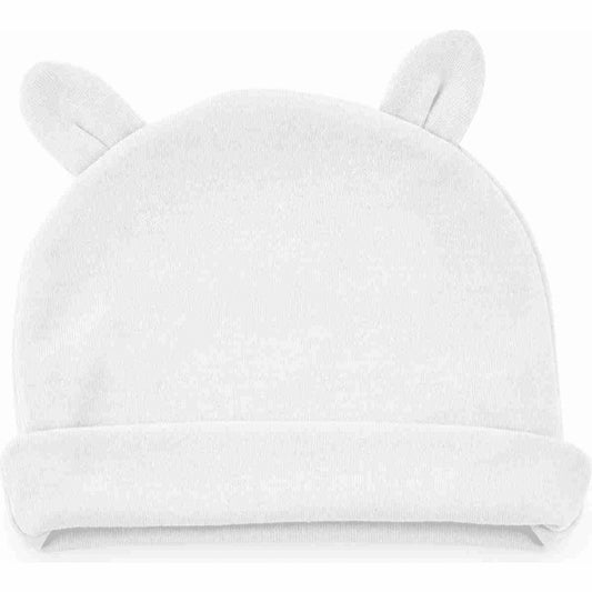 Babyjem Newborn Hat Ears - White