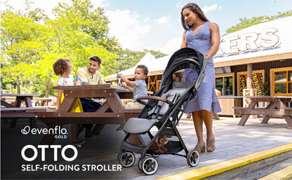 Evenflo Gold Otto Self-Folding Stroller Moonstone Gray