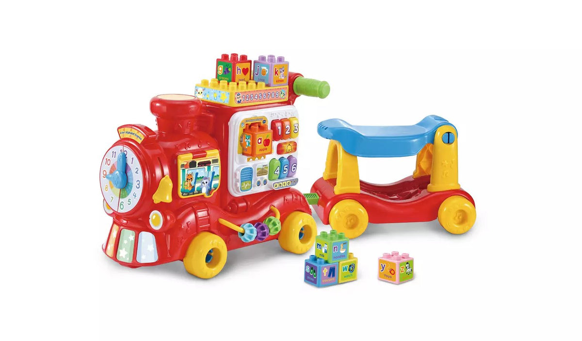 VTech 4-in-1 Alphabet Express Train Kids Ride-On