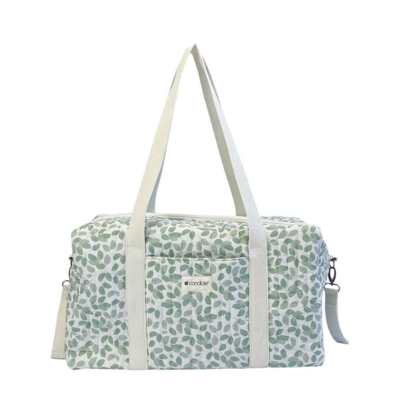 Candide: Feuilles Quilted Diaper Bag (Sac à Langer)