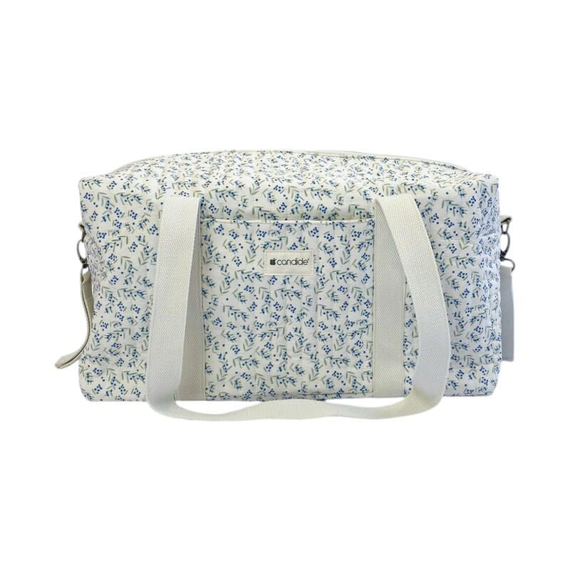 Candide: Blueberry Quilted Diaper Bag (Sac à Langer)