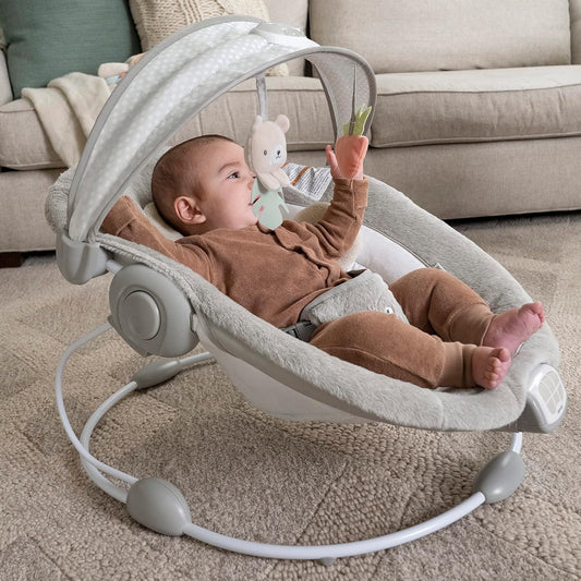 Ingenuity: InLighten Baby Bouncer Seat & Tummy Time Mat – Nate