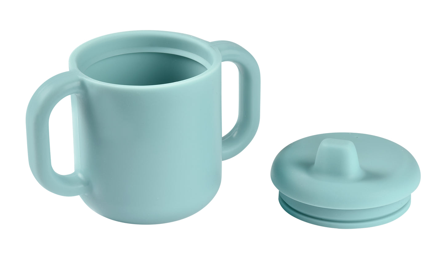 BEABA SILICONE LEARNING CUP BLUE