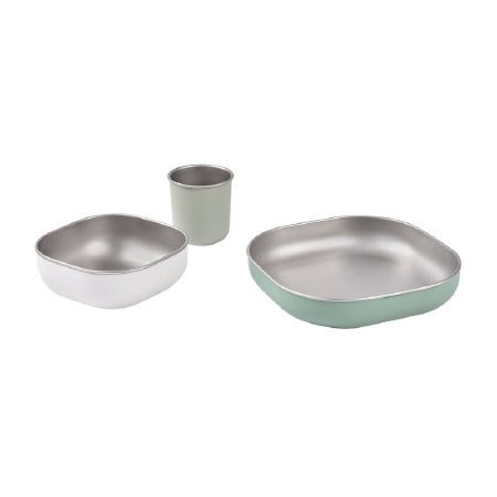 Stainless Steel Meal Set Sage Green
