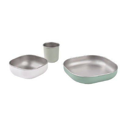 Stainless Steel Meal Set Sage Green