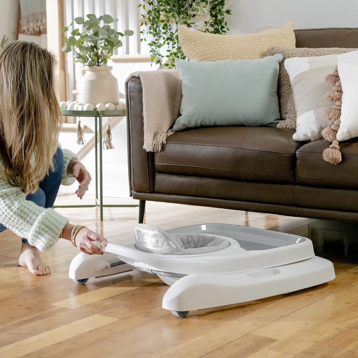 Ingenuity Step & Sprout 3-in-1 Baby Activity Walker – First Forest
