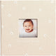 Pearhead Floral Linen Baby Memory Book – Beige & White Keepsake Scrapbook