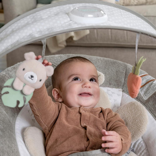 Ingenuity: InLighten Baby Bouncer Seat & Tummy Time Mat – Nate