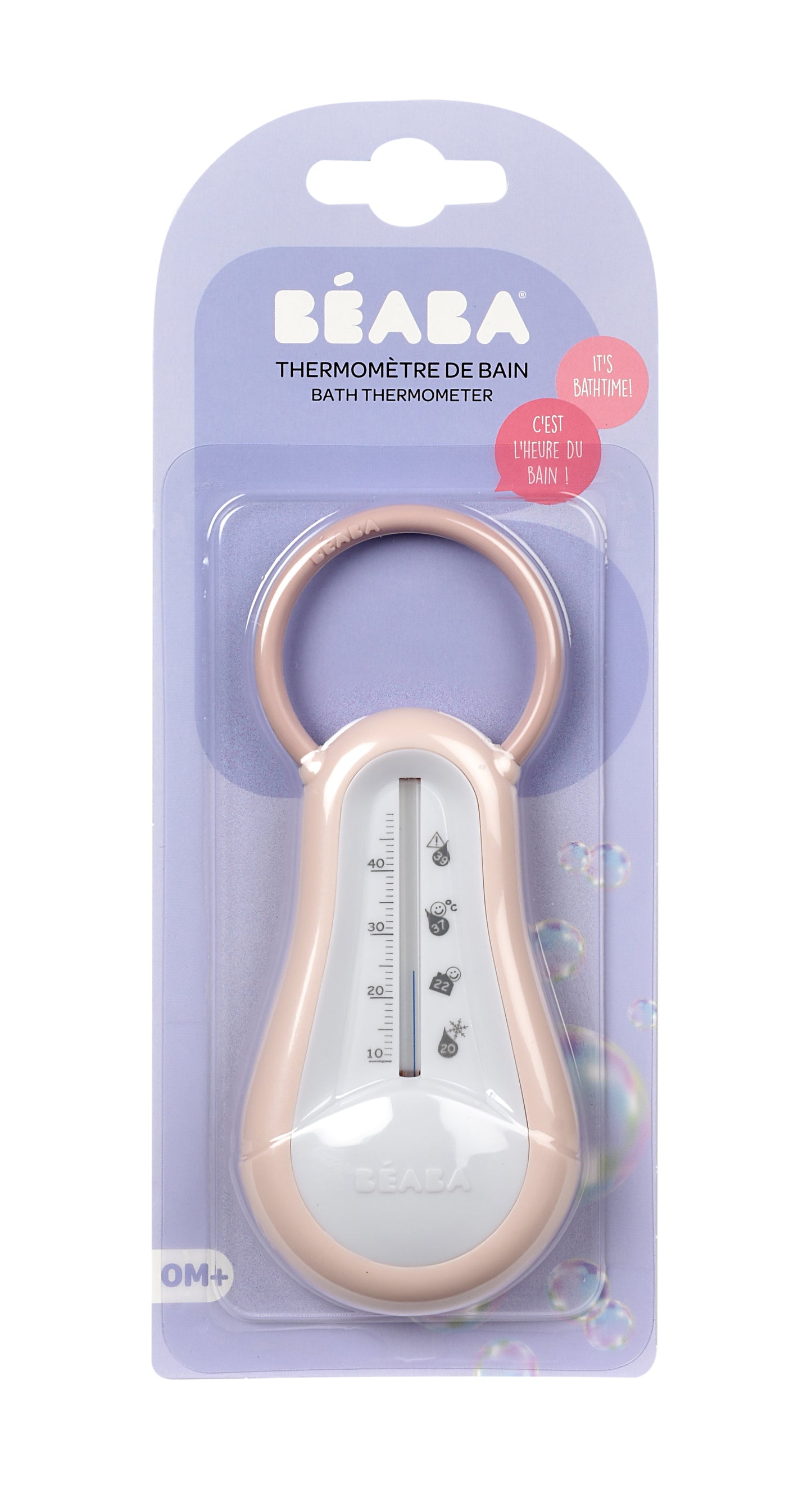 BEABA BATH THERMOMETER OLD PINK