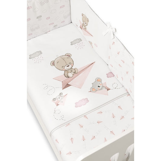 Two Pieces  Soar High Crib Bedding Set