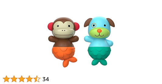 Zoo Mix & Match Flippers - Monkey/Dog