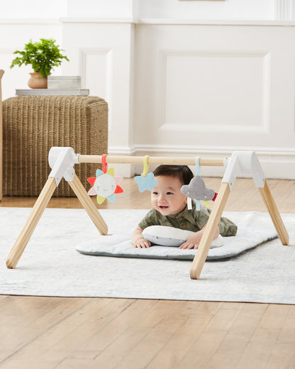 SILVER LINING CLOUD WOODEN ACTIVITY GYM