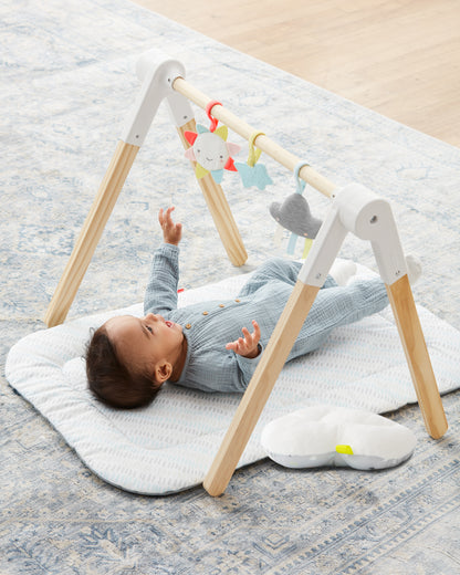 SILVER LINING CLOUD WOODEN ACTIVITY GYM