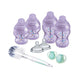 Tommee Tippee Advanced Anti-Colic Baby Bottles Purple