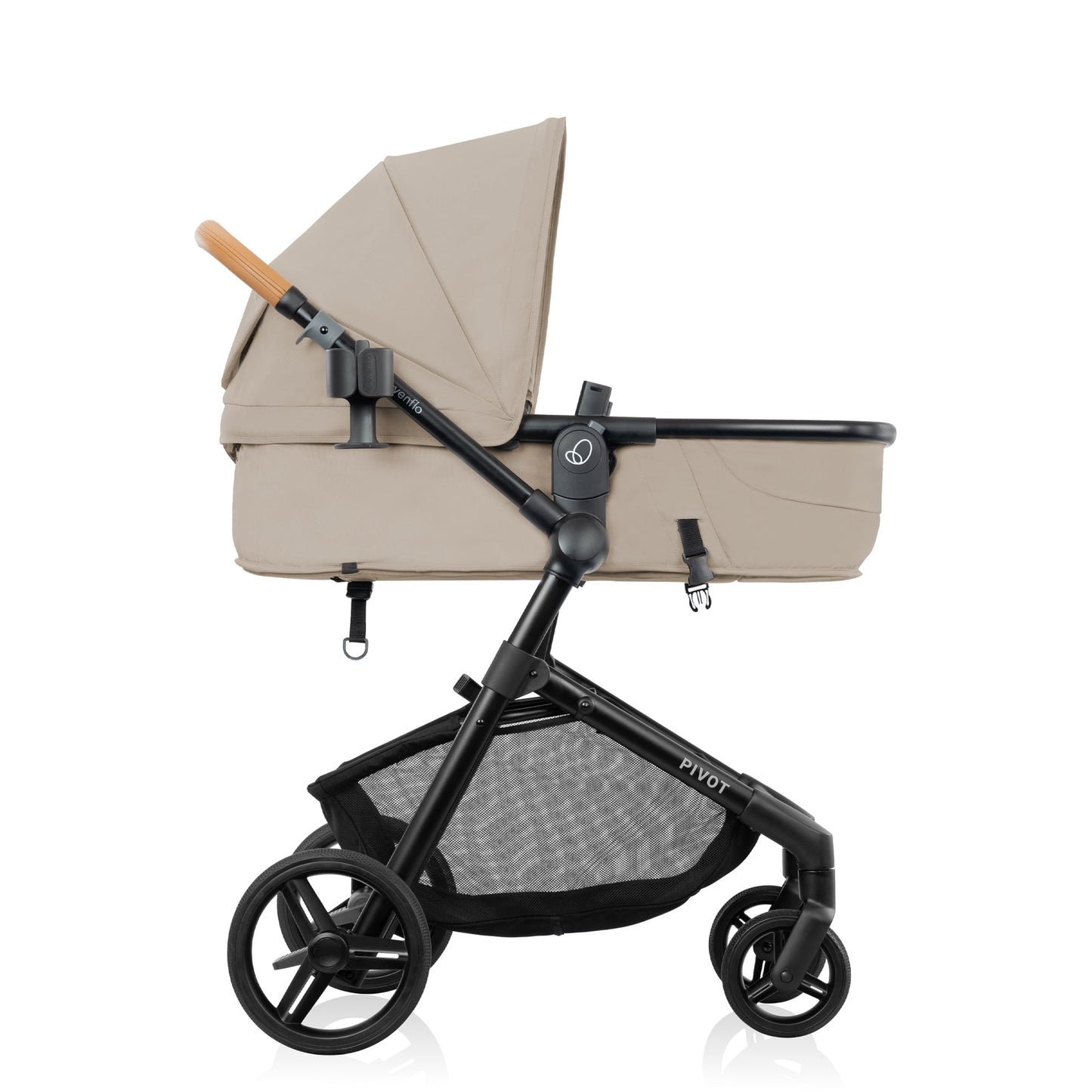 Evenflo: Pivot NXT Travel System with LiteMax NXT Infant Car Seat – Latte Tan