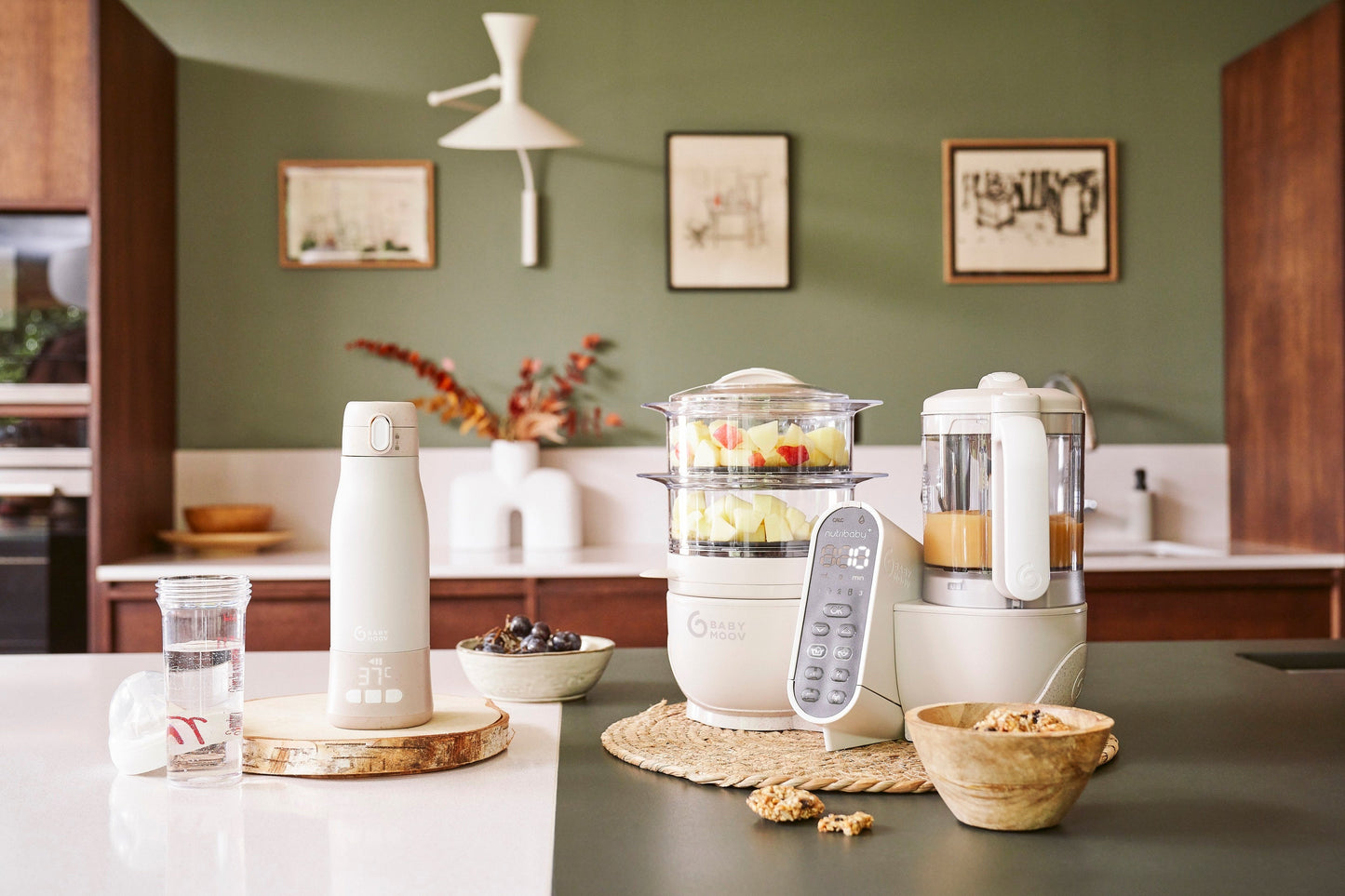 Nutribaby+ Mineral beige 6-in-1 multi-purpose baby food processor