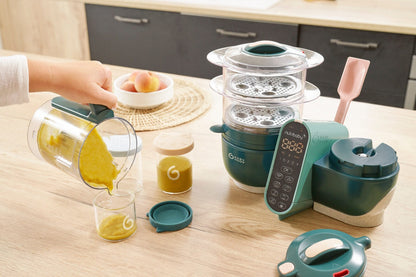 Nutribaby+ Opal green 6-in-1 multi-purpose baby food processor