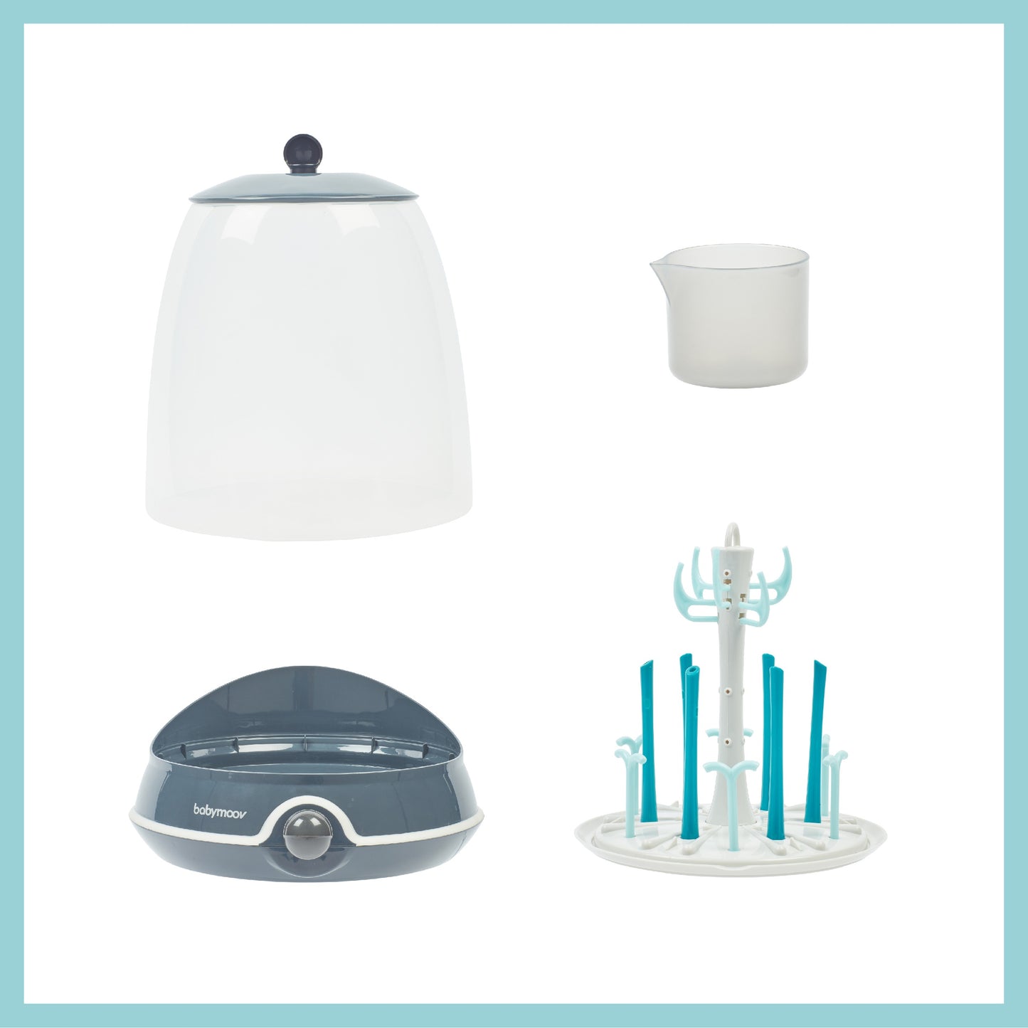 Baby Bottle Steam Sterilizer and Bottle Drainer