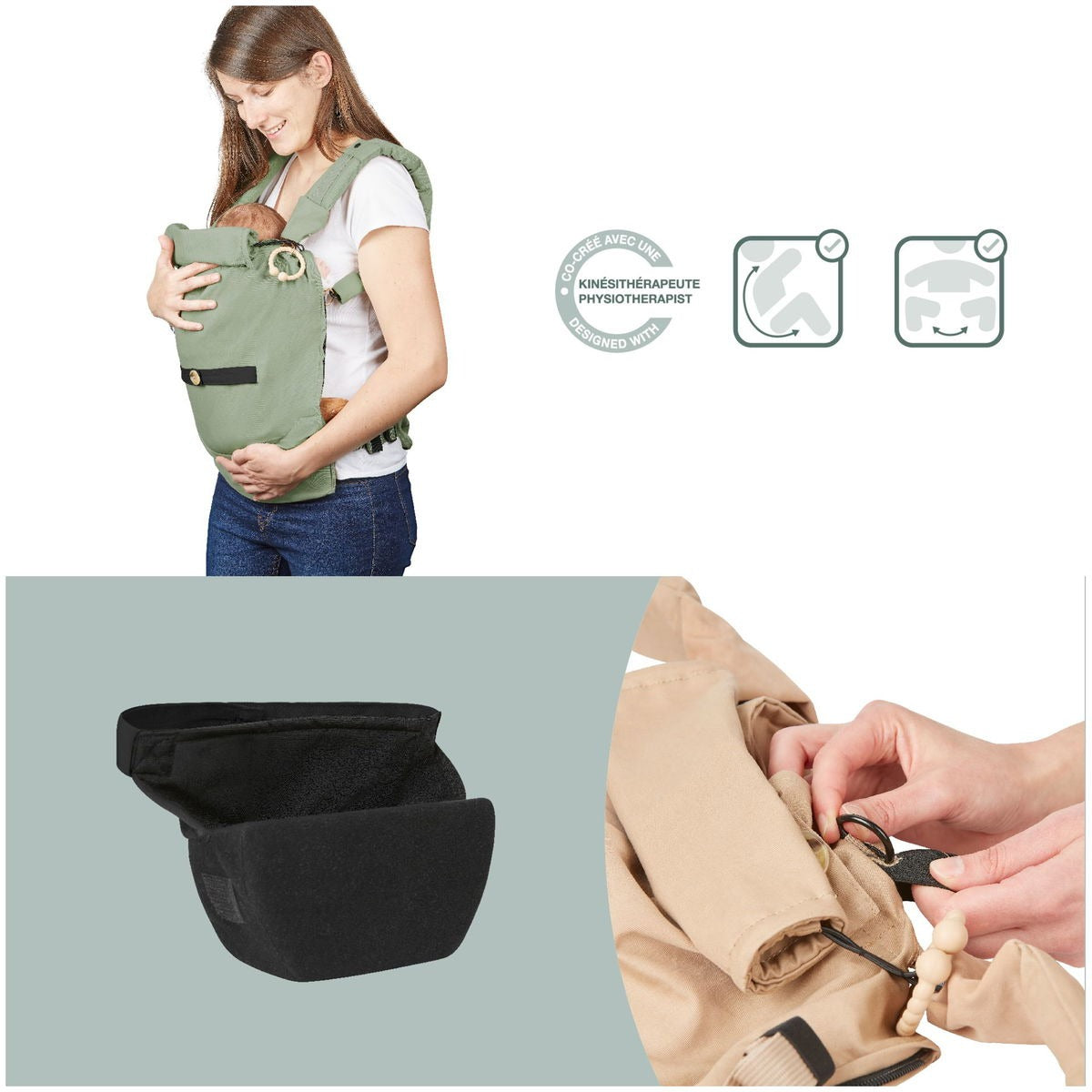 Newborn insert for baby carrier Moov & Boost