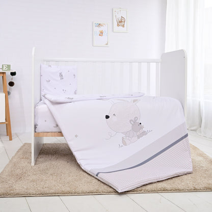 Cosy Little Rabbits grey 3-piece sleep set