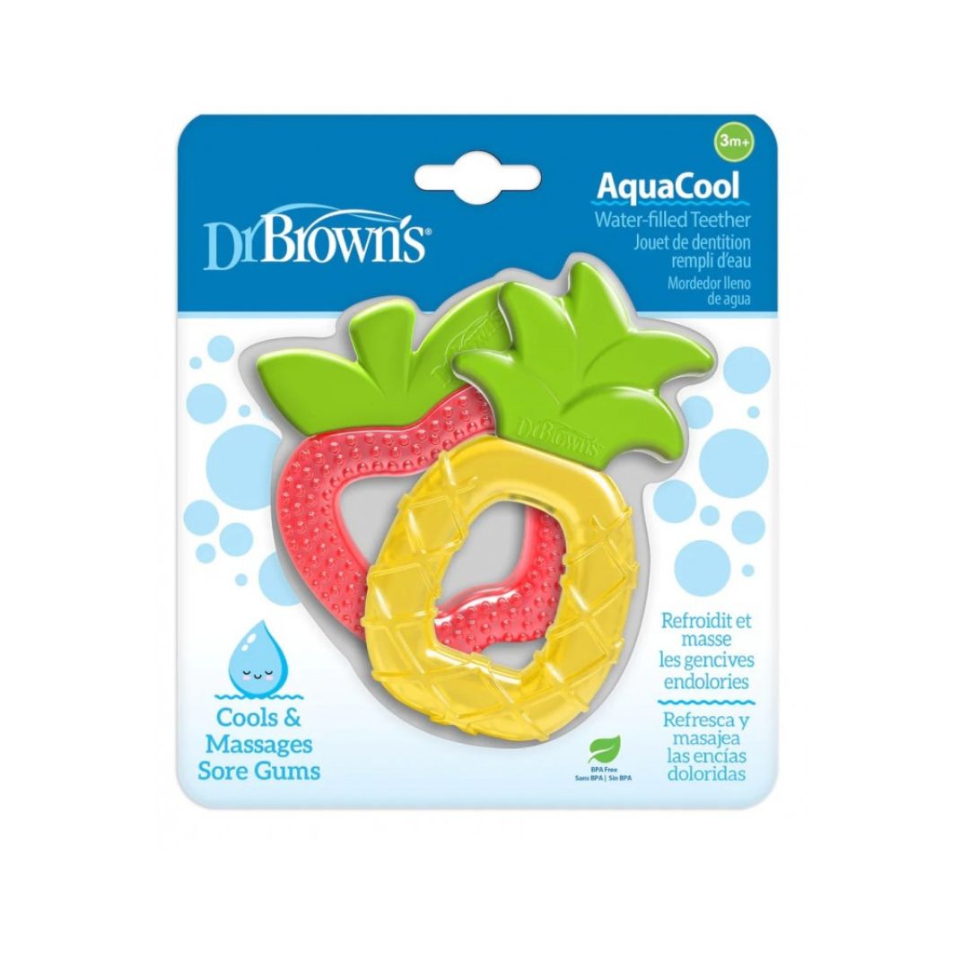 Dr. Brown’s AquaCool Water-Infused Baby Teethers (2-Pack)