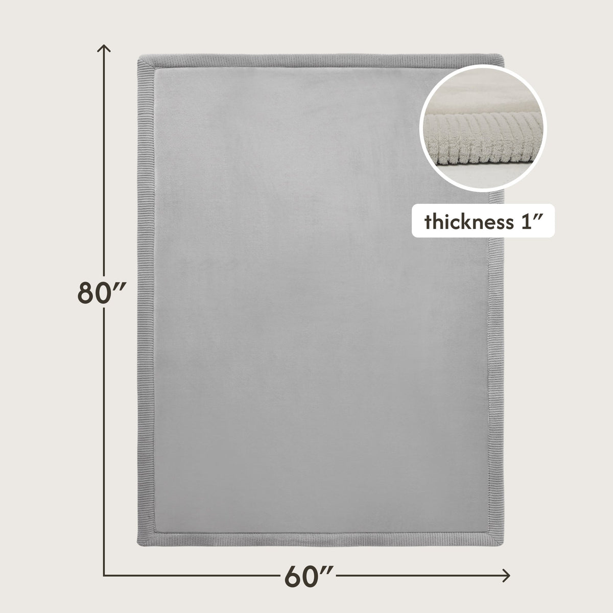 Hakuna Mat Cloud-Soft Children's Rug – Grey
