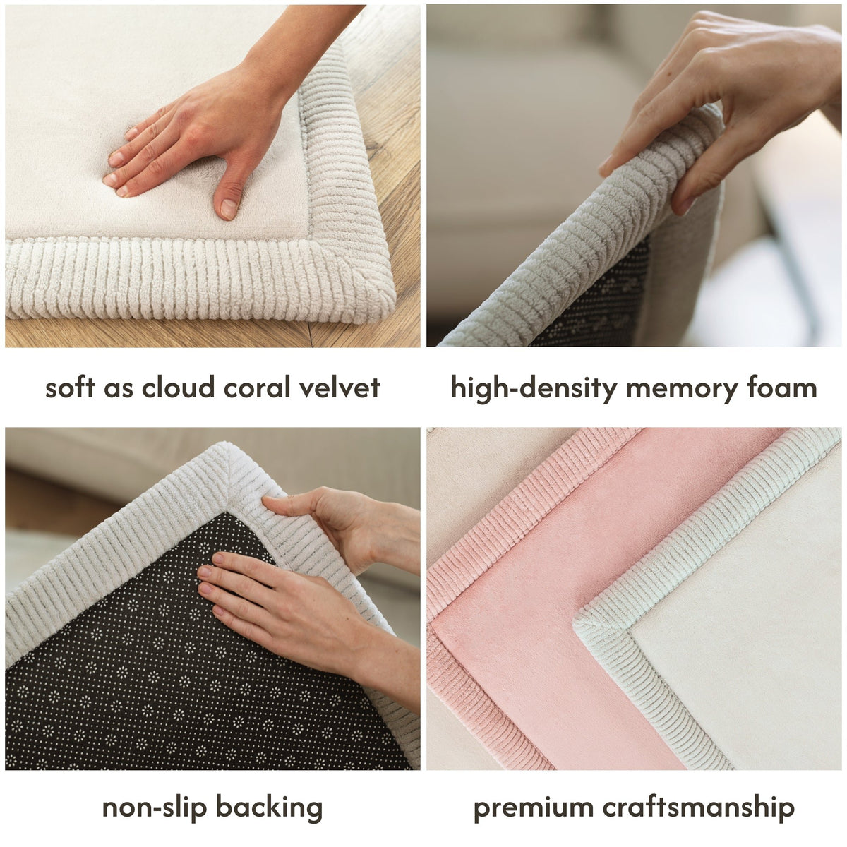 Hakuna Mat Cloud-Soft Children's Rug – Grey