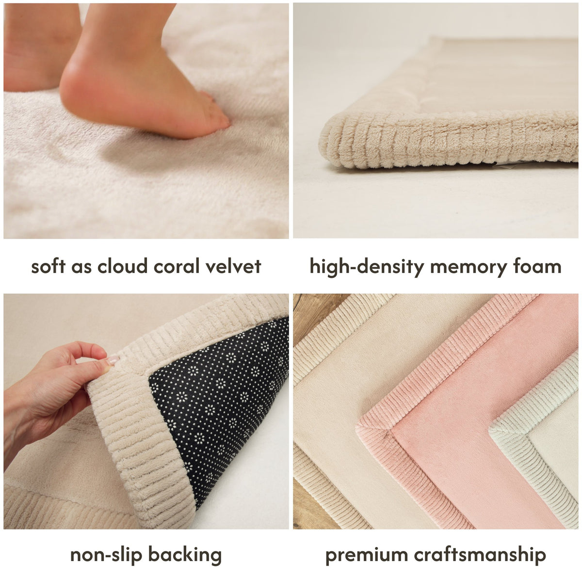 Cloud-Soft Baby Play Mat – Beige
